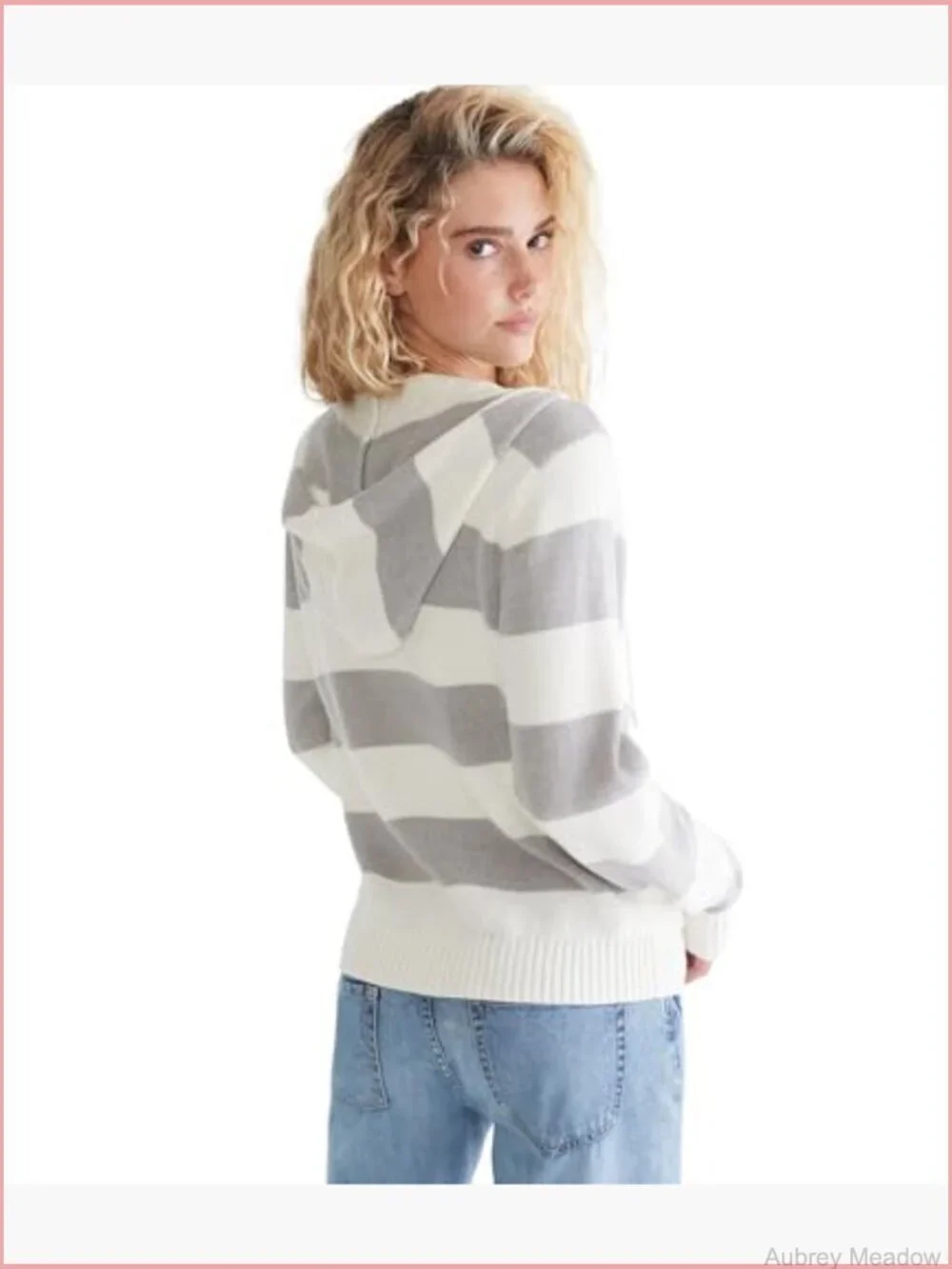 Long Sleeve Hooded Cable Knit Cardigan with Pockets